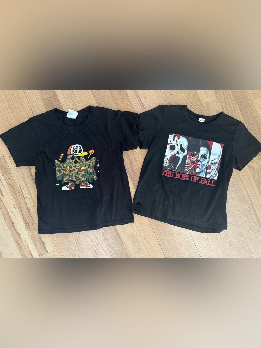 Boys’ Size 4 Halloween Graphic T-Shirts